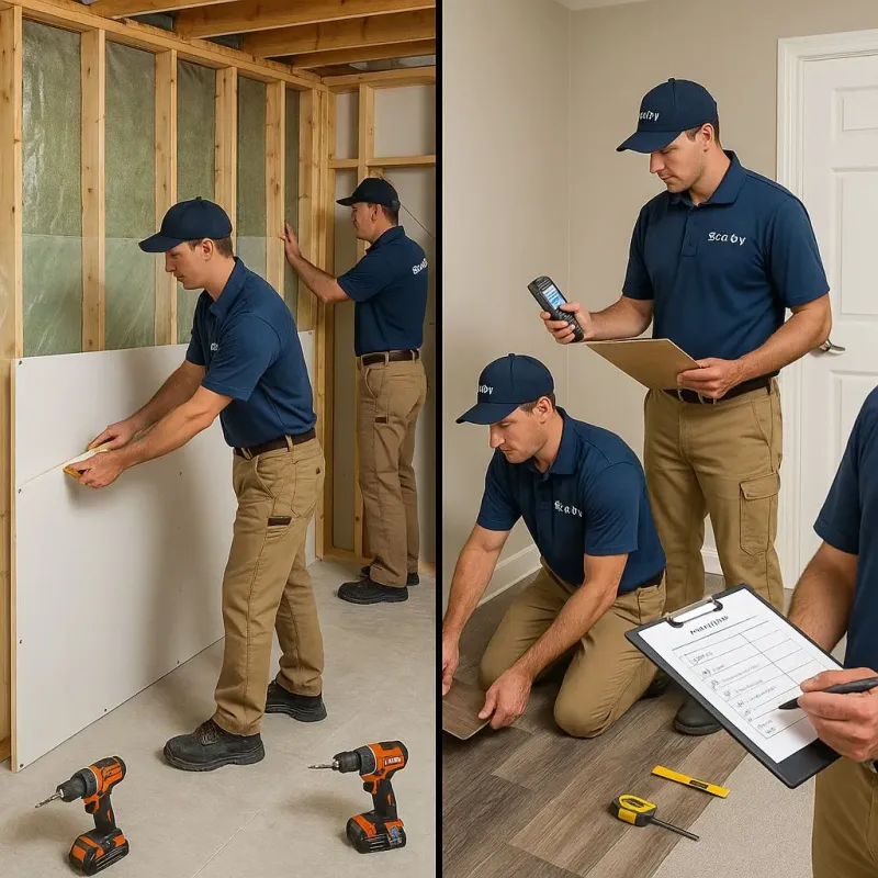 Repairs and Reconstruction process in Lakota, ND